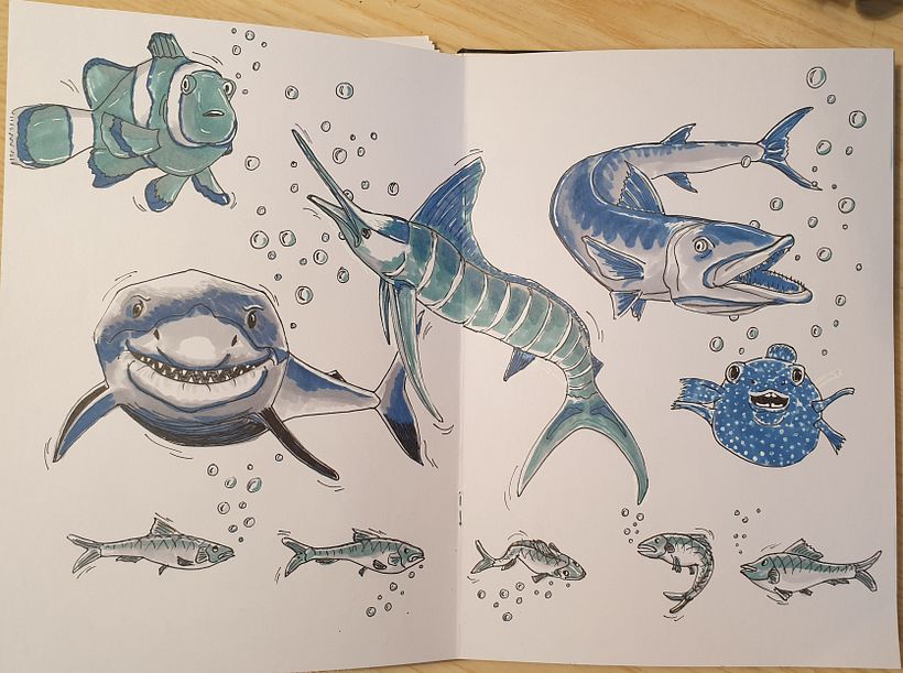 My project for course: Creative Drawing Techniques for Beginners 13