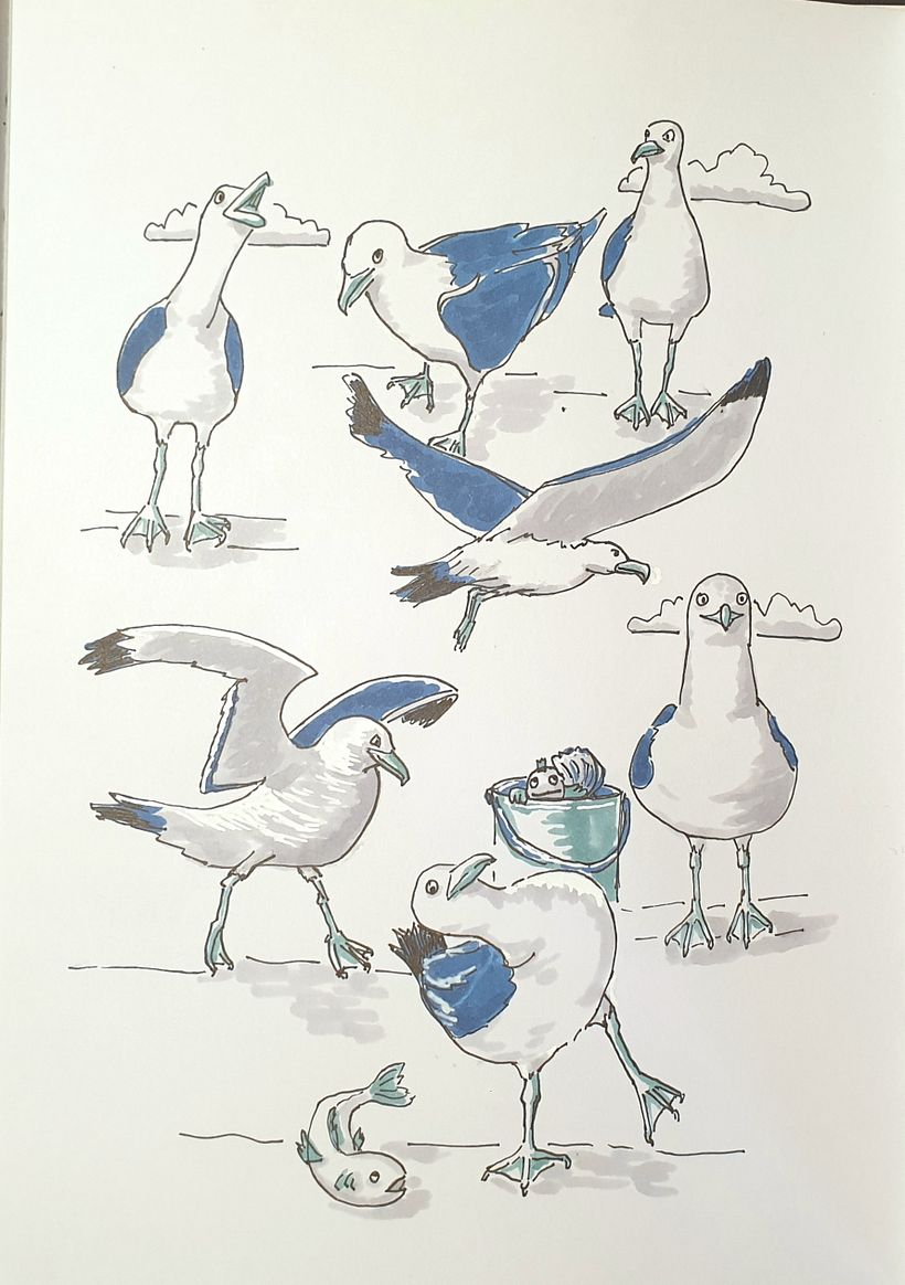 My project for course: Creative Drawing Techniques for Beginners 12