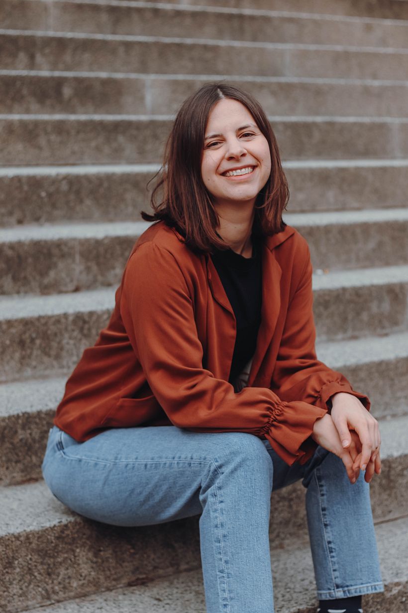 Nähmaschinentechniken für Anfänger • Das Schnittmuster als kurze Jacke mit gerafftem Ärmel nähen 9