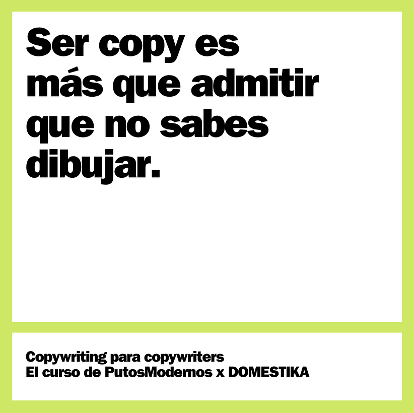 Mi proyecto del curso: Copywriting para copywriters 1