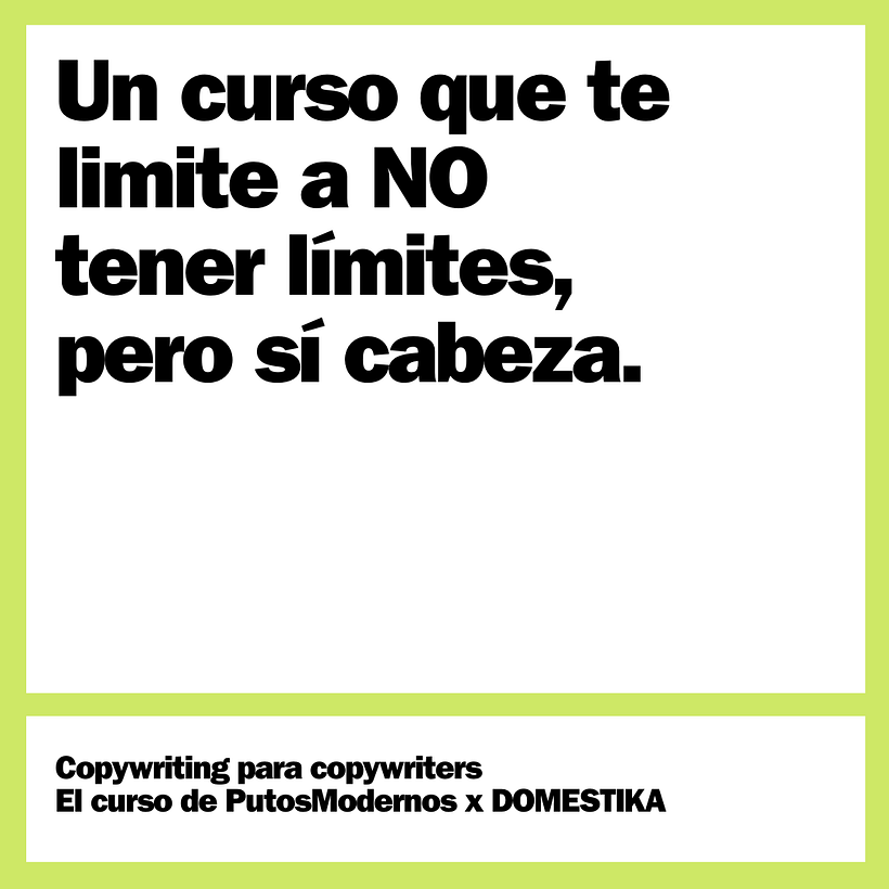 Mi proyecto del curso: Copywriting para copywriters 2