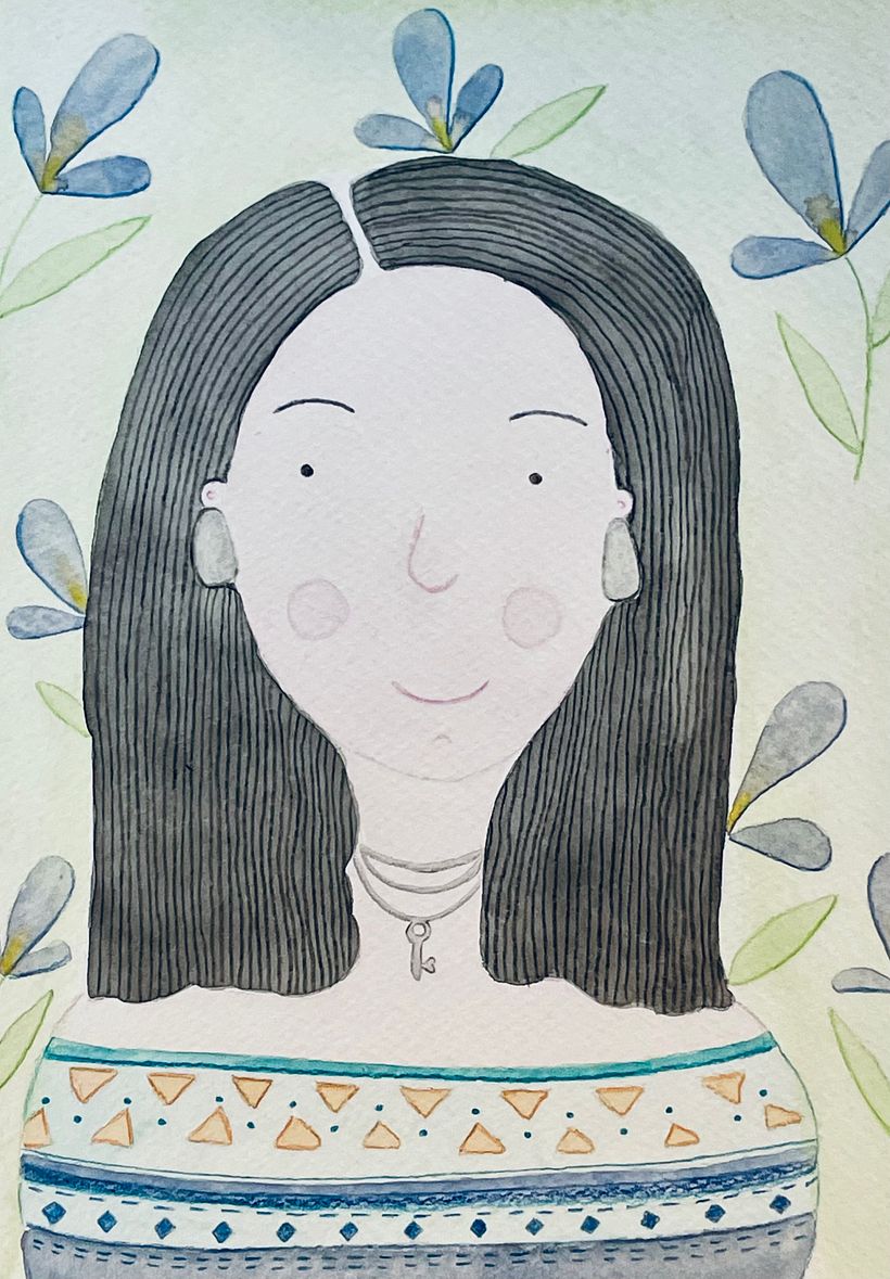 My project for course: Playful Illustration with Watercolor & Colored Pencils 9
