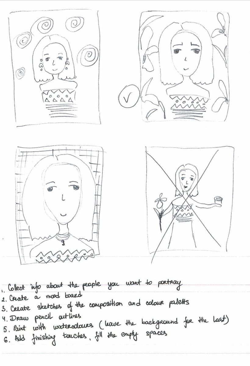My project for course: Playful Illustration with Watercolor & Colored Pencils 5