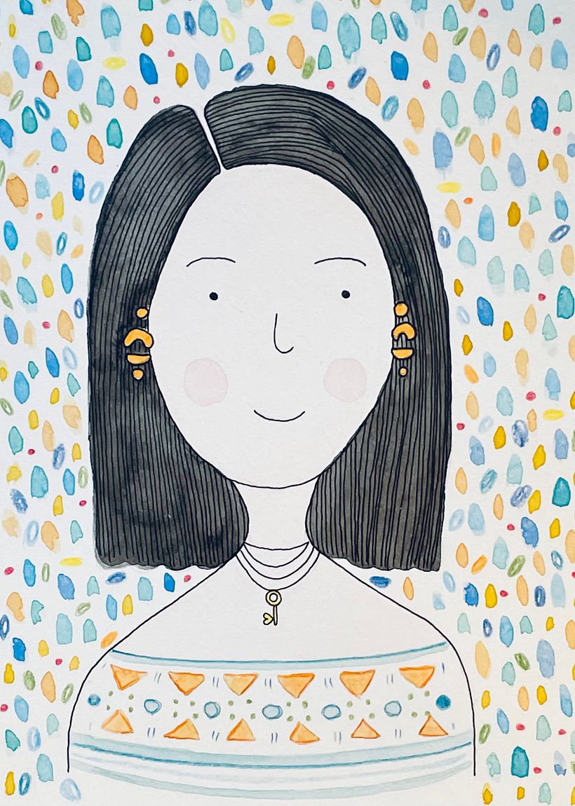 My project for course: Playful Illustration with Watercolor & Colored Pencils 7