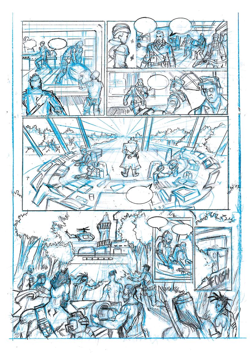 Mi proyecto del curso: Storytelling para cómics: explora acción y perspectiva 6