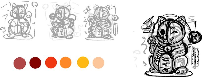 Thumbnails and Color Palette