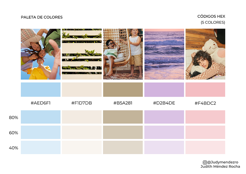 Mi proyecto del curso: Diseño de feed de Instagram con Canva · Judith Méndez Rocha  3