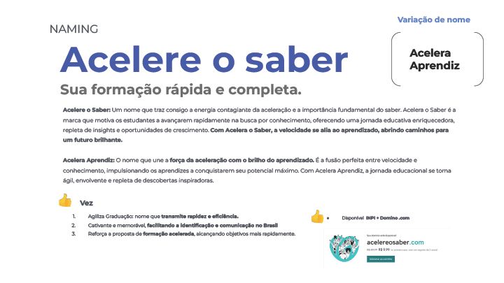 Brand Naming - Acelere o Saber 4