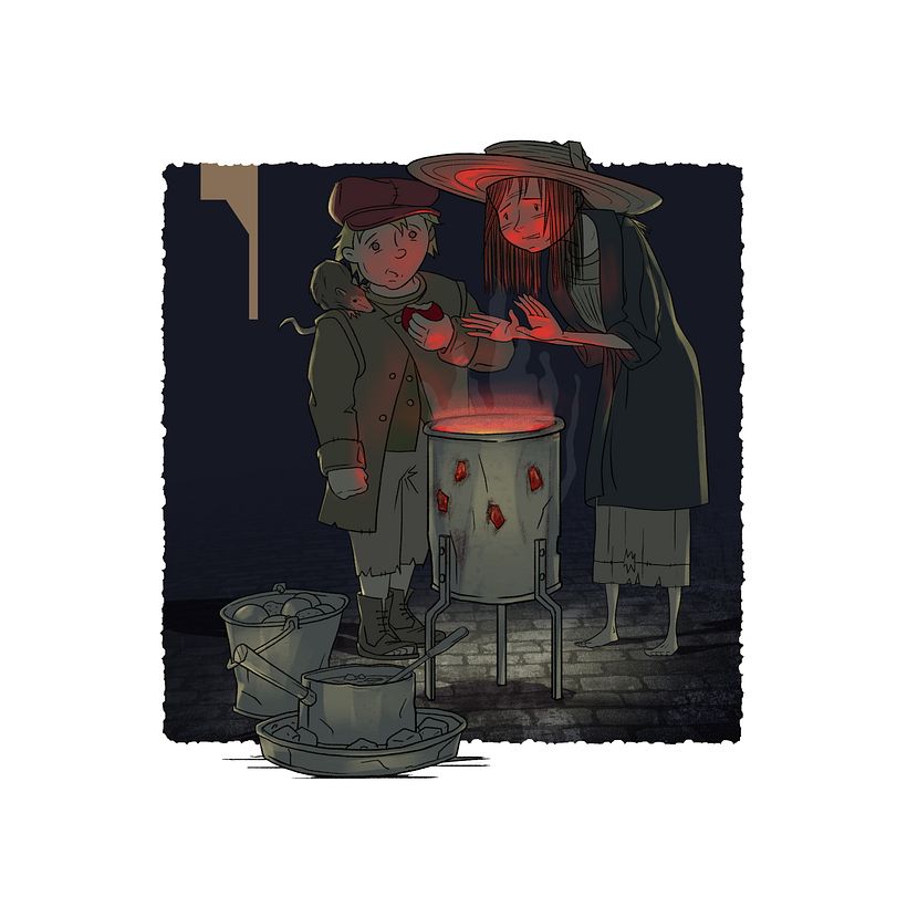 Sharing the warmth.