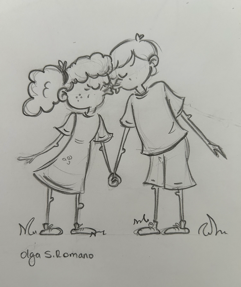 Una pareja infantil-Olga S.Romano