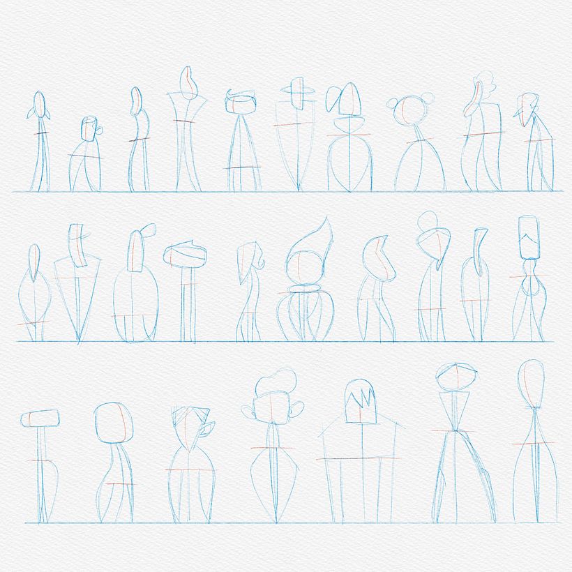 Meu projeto do curso: Fábrica de personagens ilustrados - Ilustración tradicional