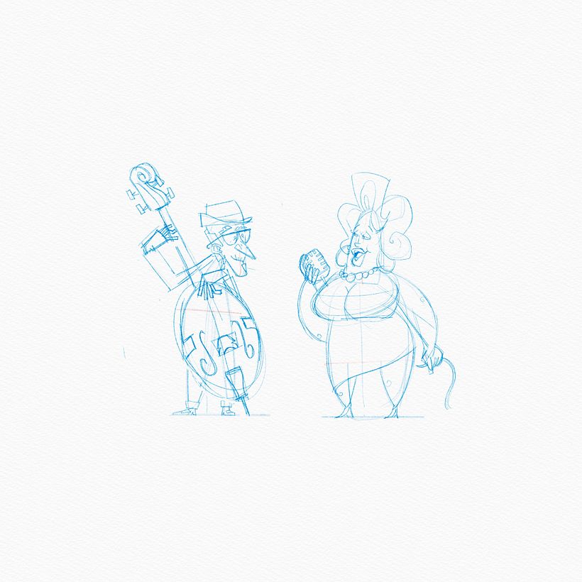 Meu projeto do curso: Fábrica de personagens ilustrados - Ilustración tradicional