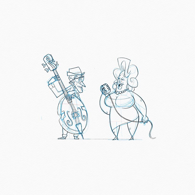 Meu projeto do curso: Fábrica de personagens ilustrados - Ilustración tradicional