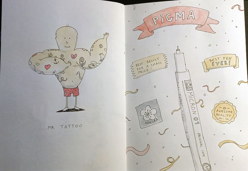Tattoo man - Stylo pub