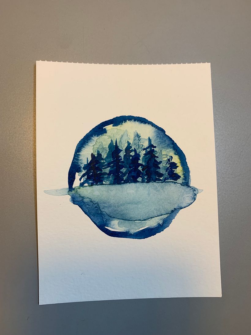 My project for course: Creative Watercolor Sketching for Beginners 7