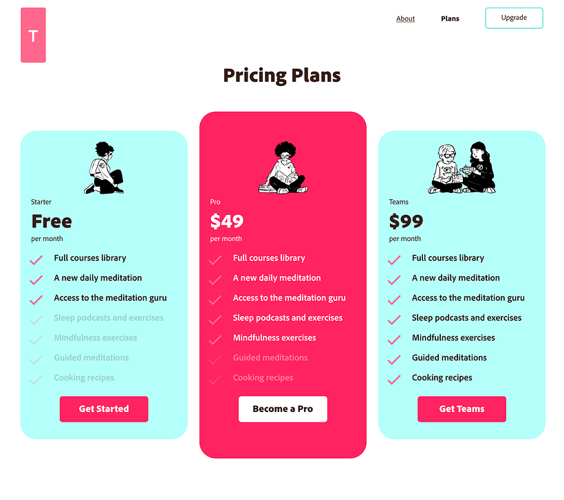 Mój projekt z kursu: Projektowanie stron internetowych z Figmą: tworzenie funkcjonalnych interfejsów 3