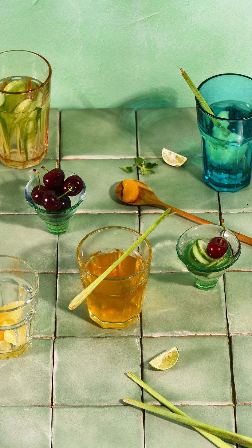 Beverages with hard light