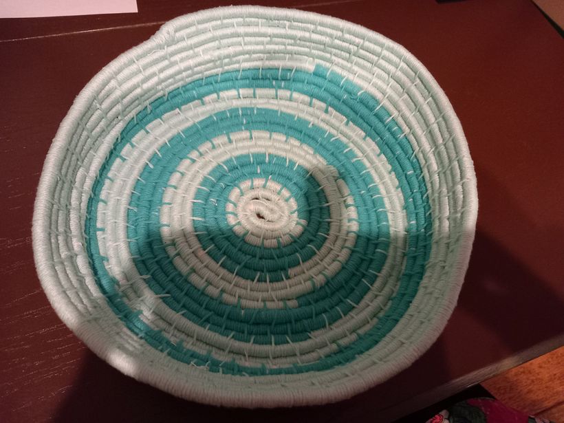 Mijn project van de cursus: Manden weven voor beginners: de spiraaltechniek 2