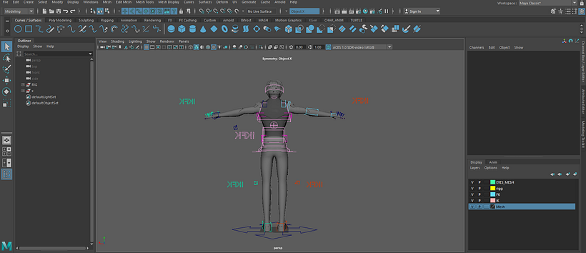 Mi proyecto del curso: Rigging y deformación de un personaje 2
