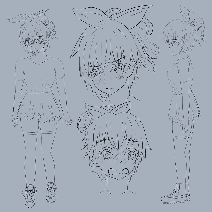 Mi proyecto del curso: Dibujo de personajes manga desde cero 2