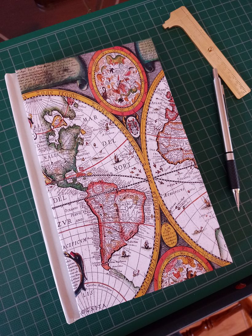 My project for course: Travel Logbook with French Link Bookbinding 3