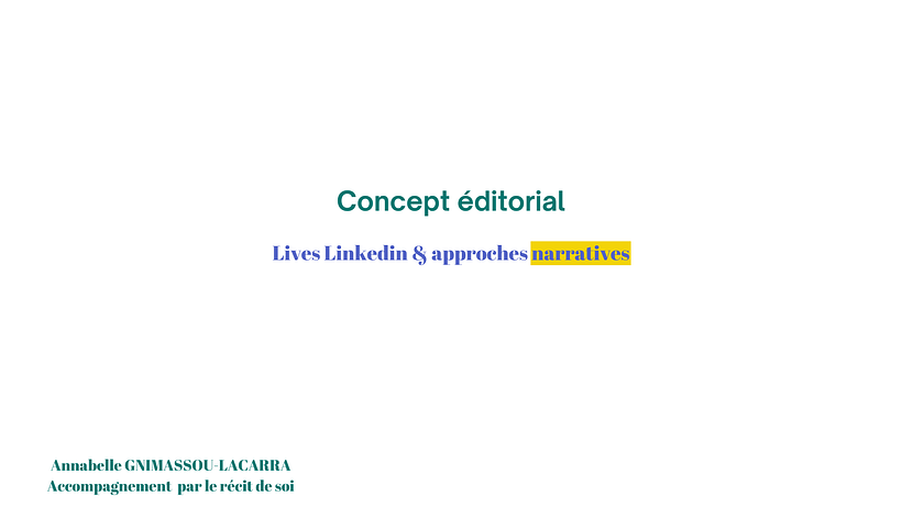 Lives LinkedIn et approches narratives 2