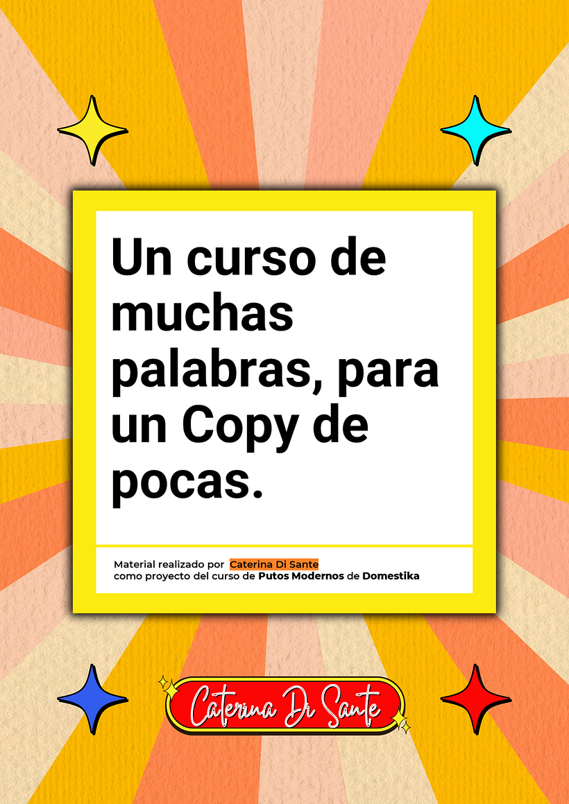 Mi proyecto del curso: Copywriting para copywriters 3