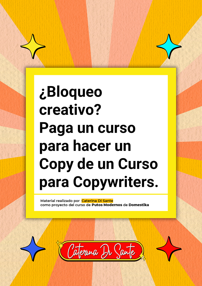 Mi proyecto del curso: Copywriting para copywriters 6