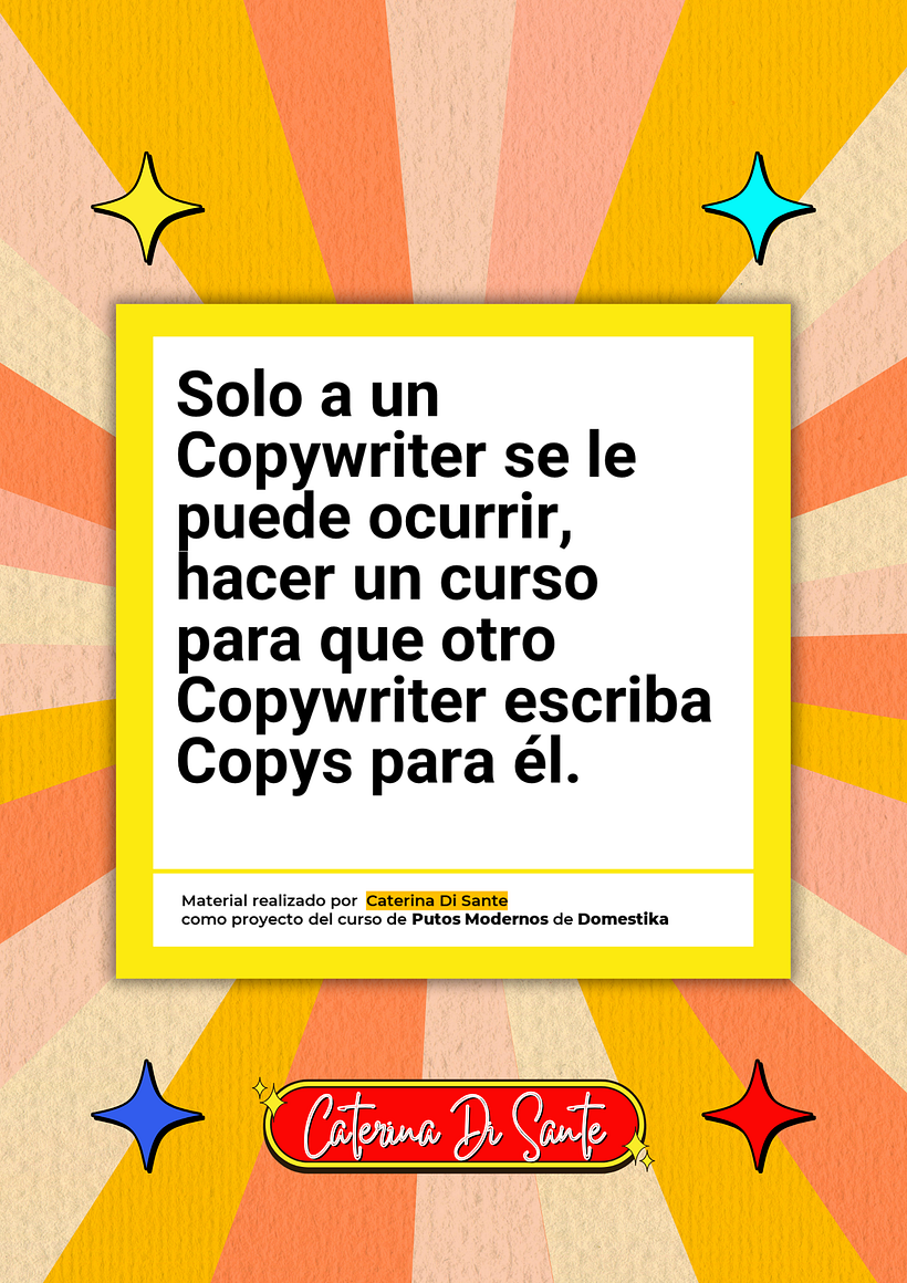 Mi proyecto del curso: Copywriting para copywriters 7