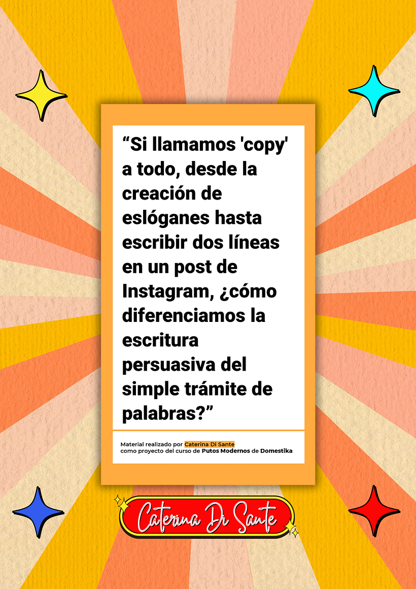 Mi proyecto del curso: Copywriting para copywriters 8
