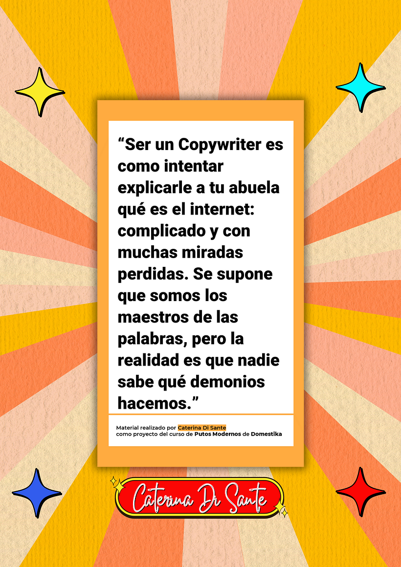 Mi proyecto del curso: Copywriting para copywriters 9