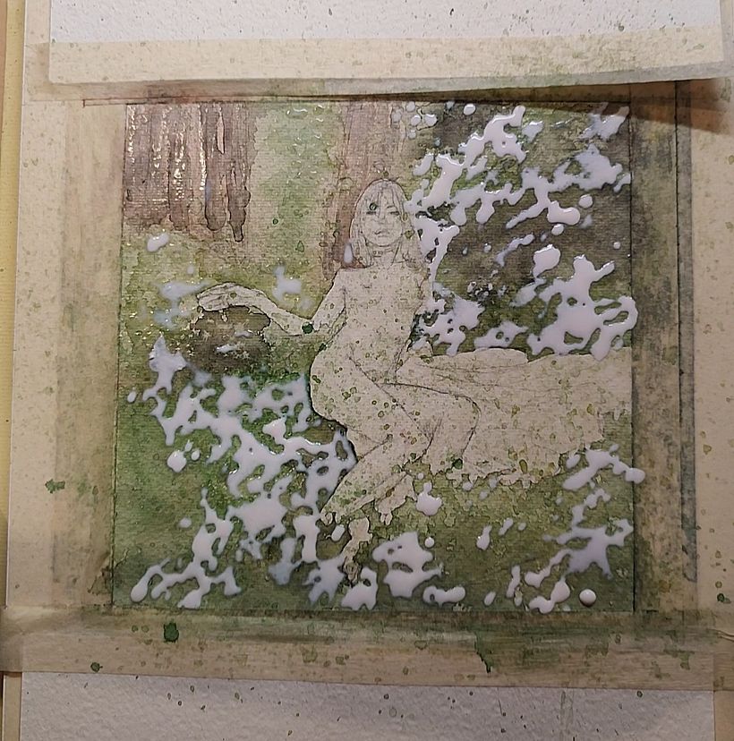 Second masking fluid (for adding a very dark layer)