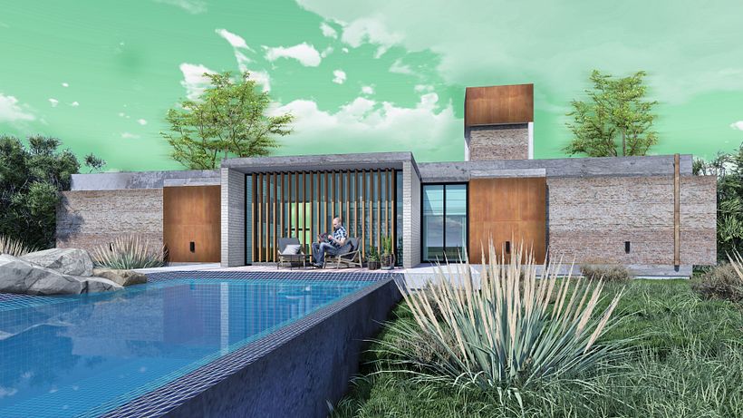 Mi proyecto del curso: Ilustración digital de proyectos arquitectónicos 1