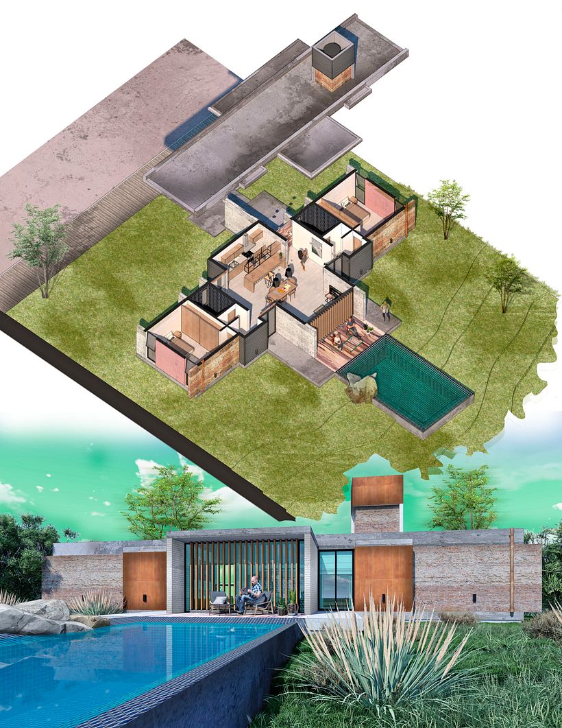 Mi proyecto del curso: Ilustración digital de proyectos arquitectónicos 2
