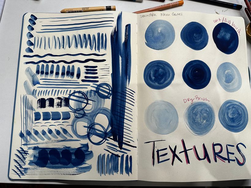 My project for course: Pictorial Sketchbook with Gouache 1