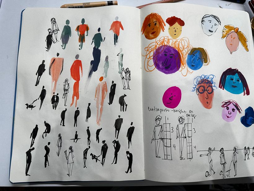 My project for course: Pictorial Sketchbook with Gouache 2