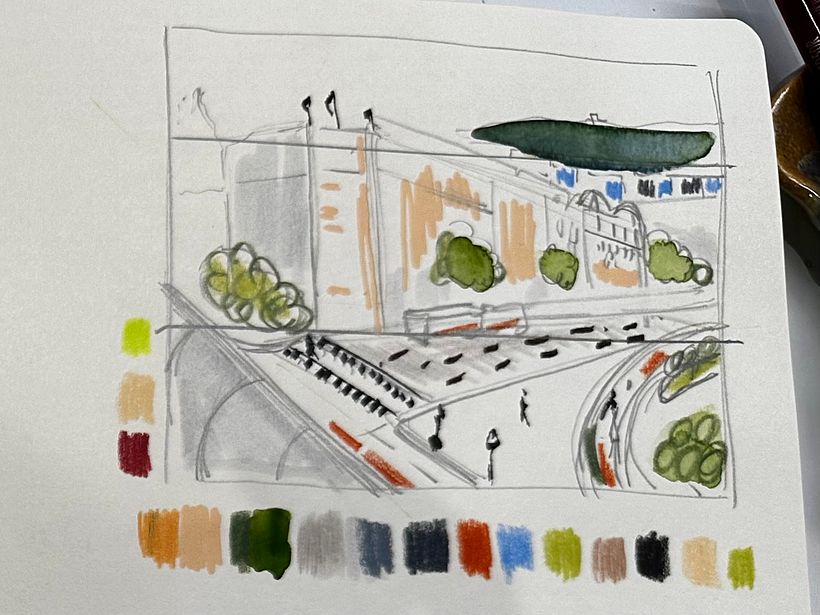 My project for course: Pictorial Sketchbook with Gouache 4