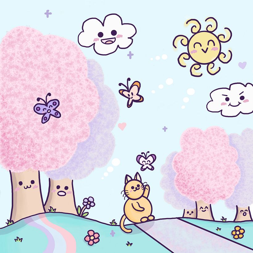 My project for course: Designing Kawaii Worlds: Spread Joy Through Illustration 2