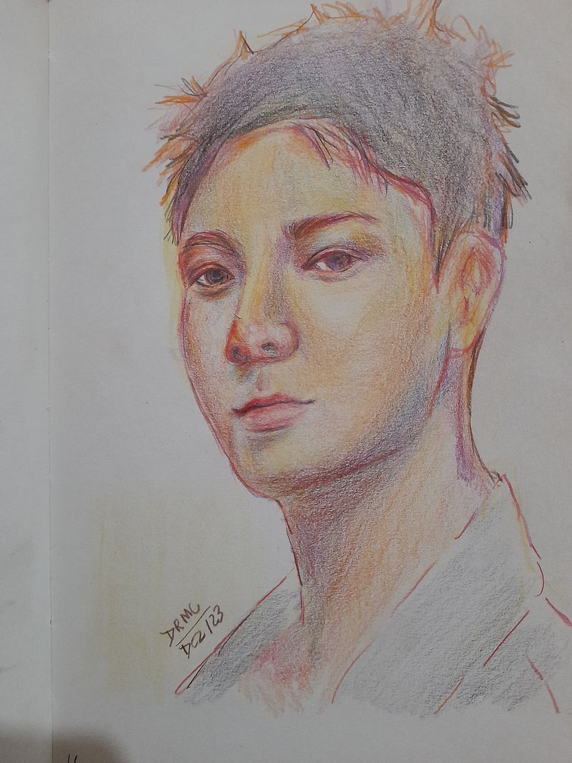 Meu projeto do curso: Desenho de retratos vibrantes com lápis de cor 3