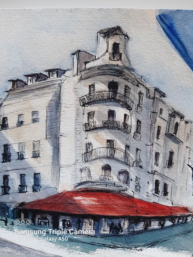Mon projet du cours : Dessin architectural à l’aquarelle et à l’encre 1