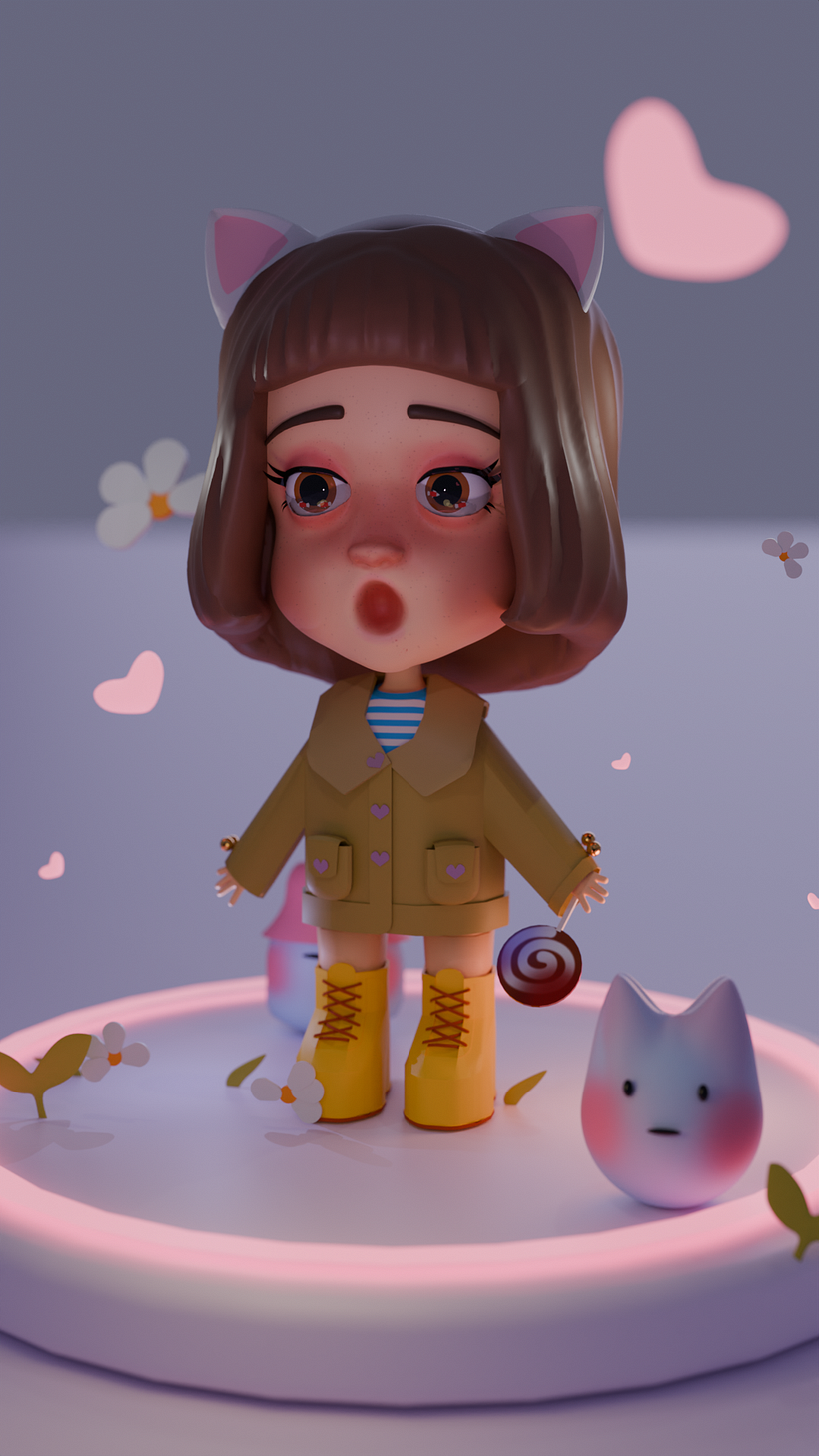 My project for course: 3D Character Creation in Blender 2