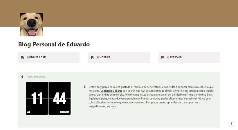 Blog Personal de Eduardo- Notion! 2