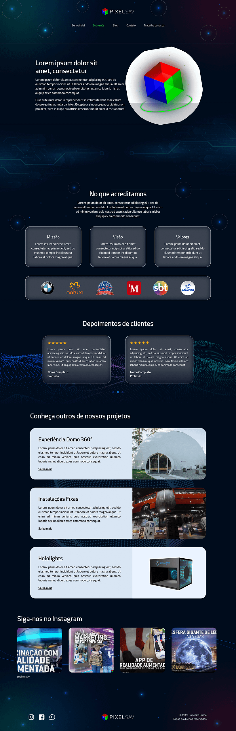 Meu projeto do curso: Web design com Figma: criação de interfaces eficazes 2