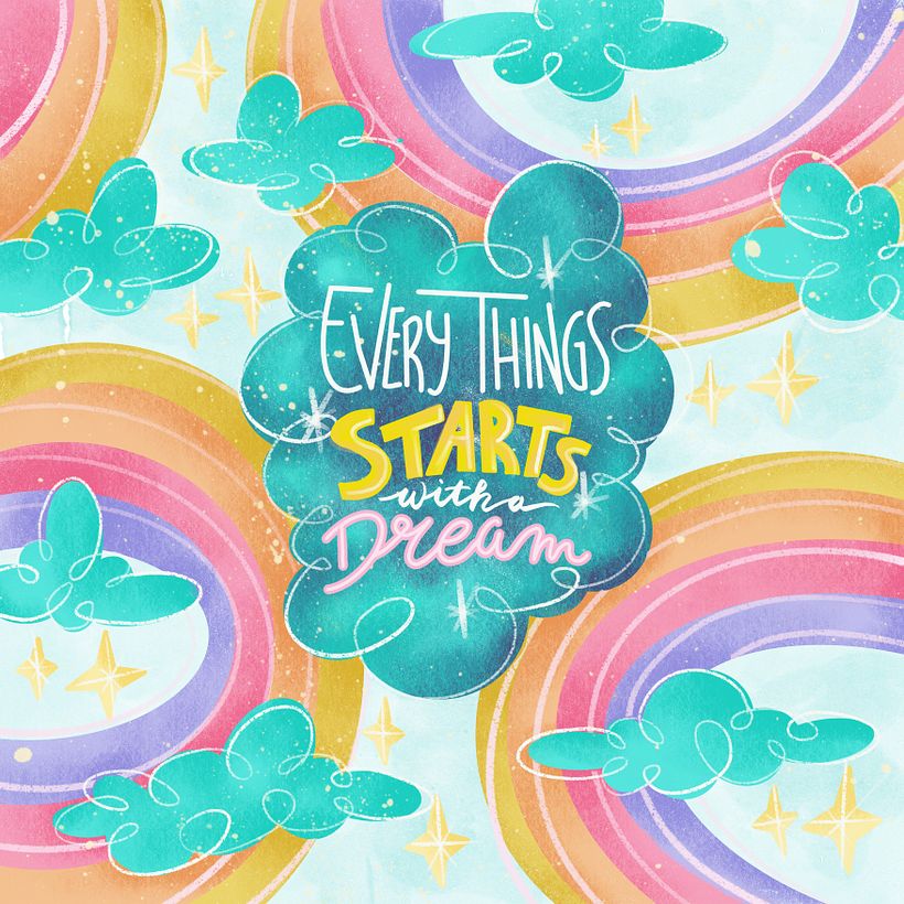 Il mio progetto del corso: Calligrafia e lettering di base con Procreate 3