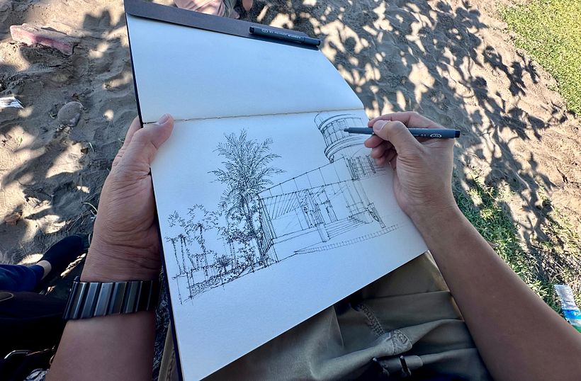 My project for course: Expressive Architectural Sketching with Colored Markers 2