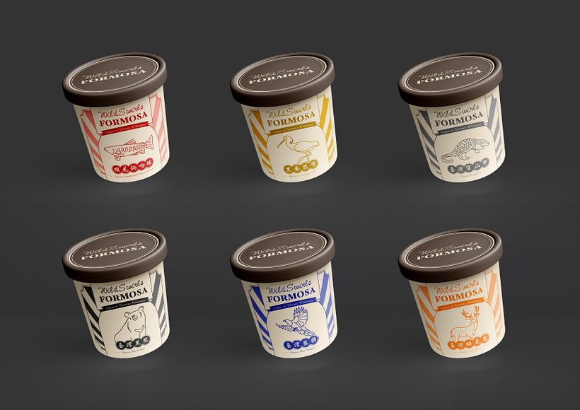 WildSwirls Formosa | My project for course: Typography Design for Brand Storytelling - Branding & Identity