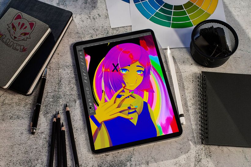 muckup en tableta digital