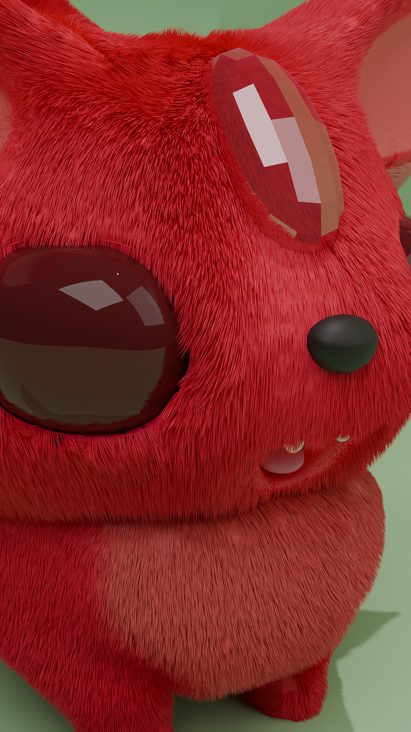 My project for course: Kawaii Character Creation in 3D with Blender 4