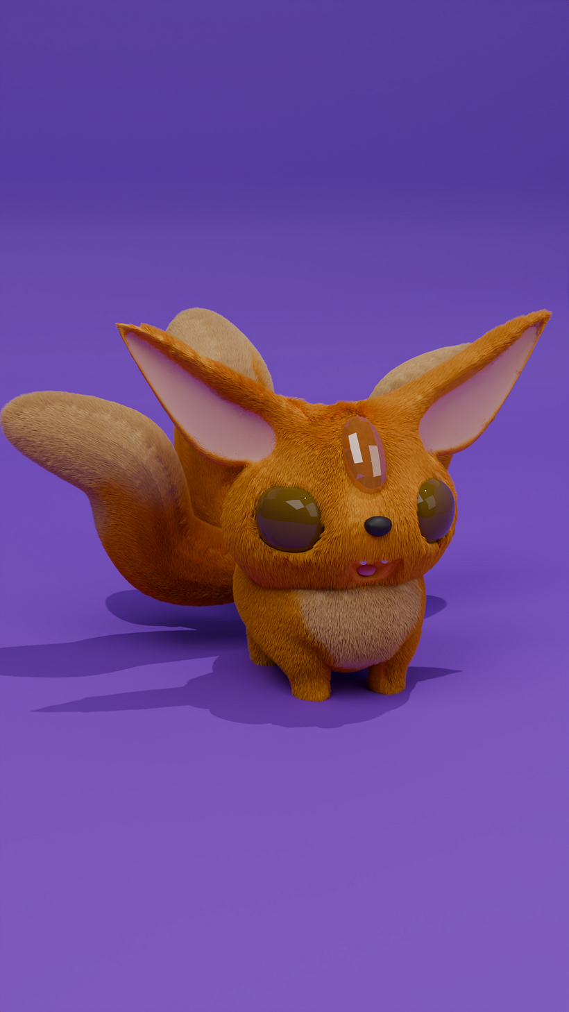 My project for course: Kawaii Character Creation in 3D with Blender 6