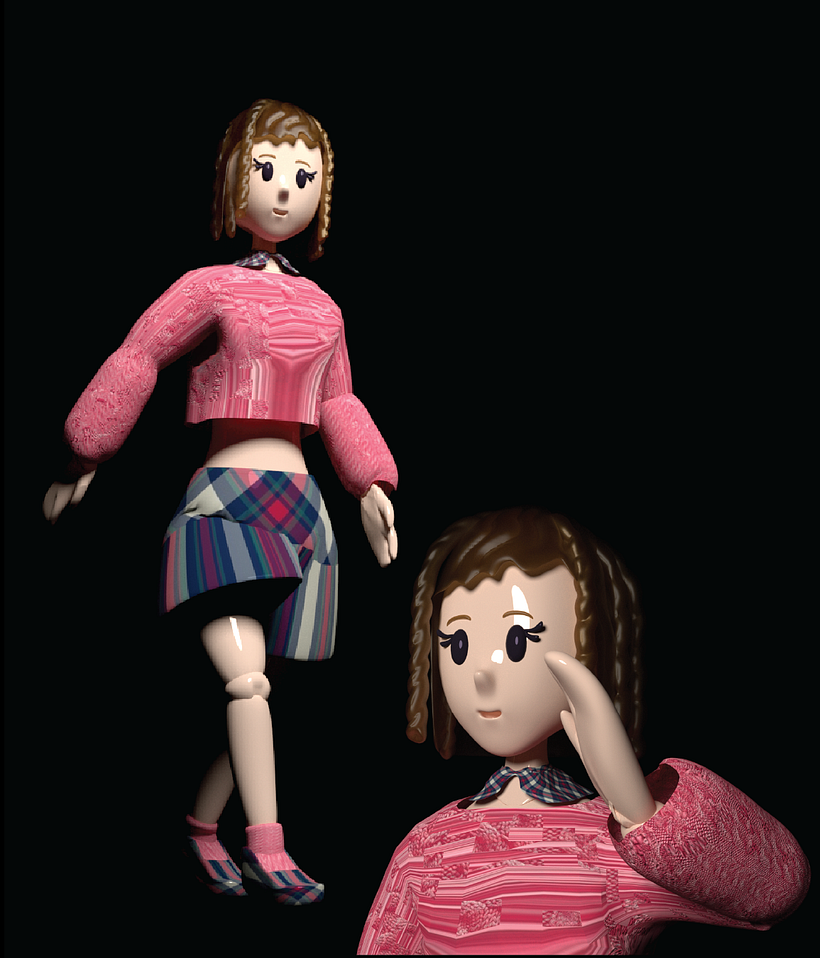 Modelado de personaje con herramienta de escultura